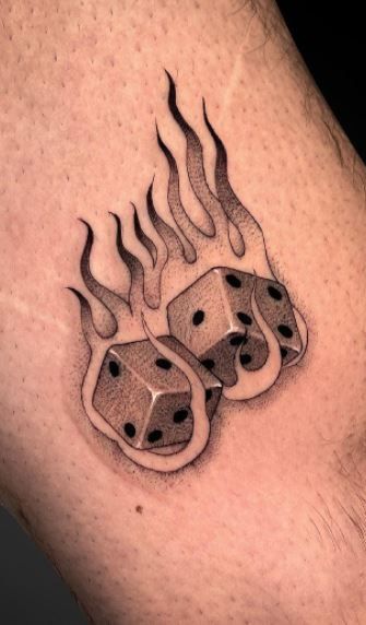 meaning of dice tattoo