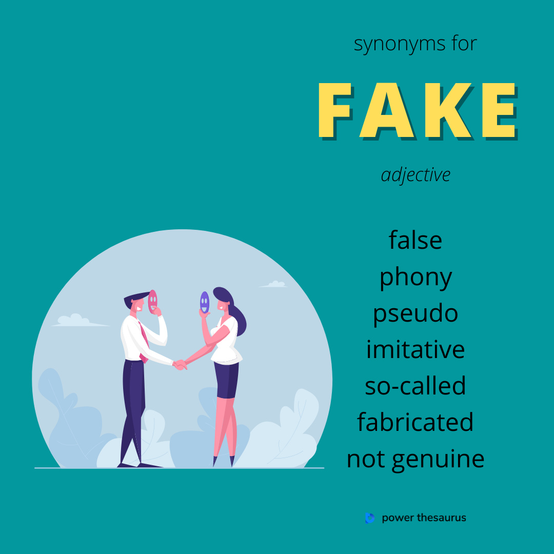 fake synonym