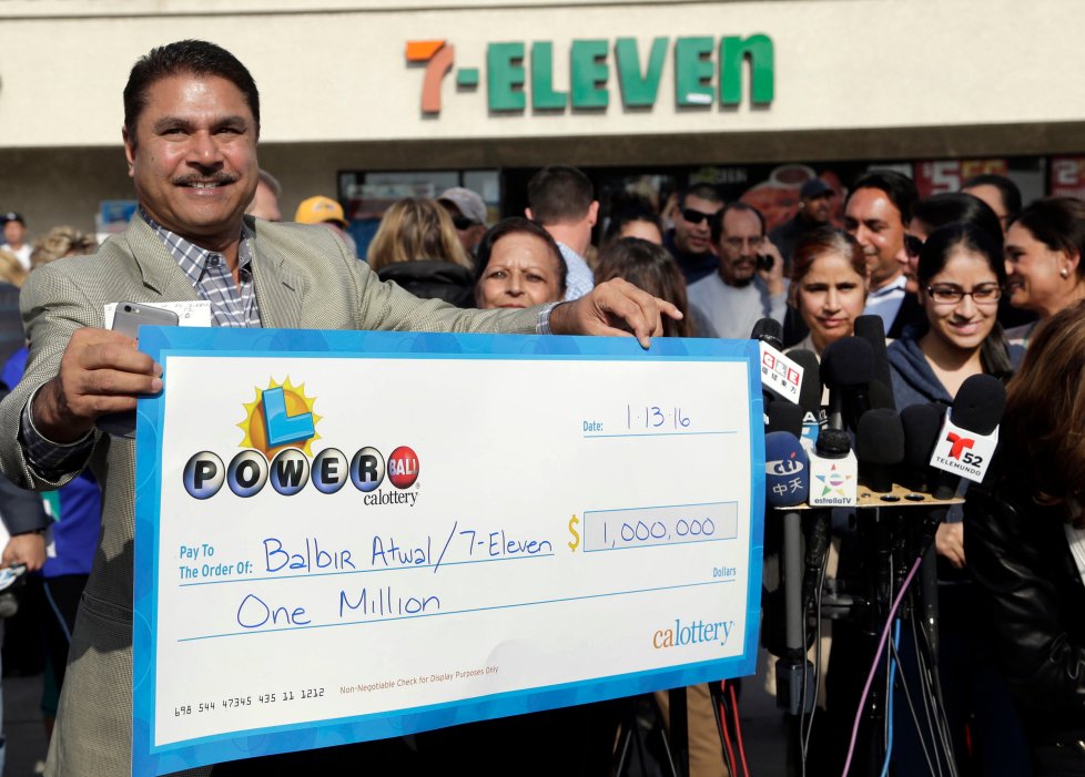 why is the powerball winner always in california