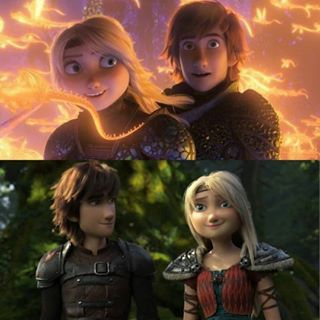 httyd hiccup and astrid