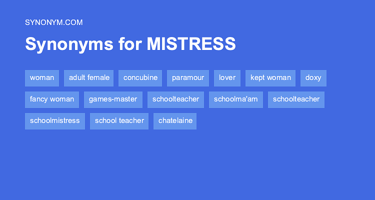 synonym of mistress