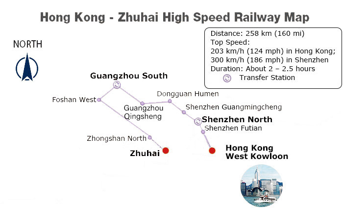 train schedule from hong kong to guangzhou