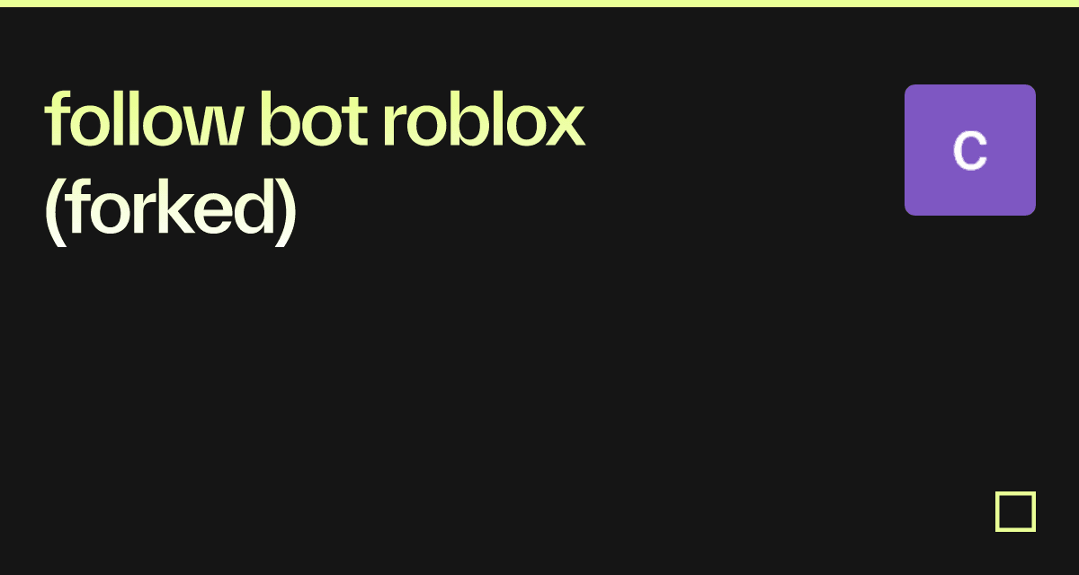 roblox follow bot