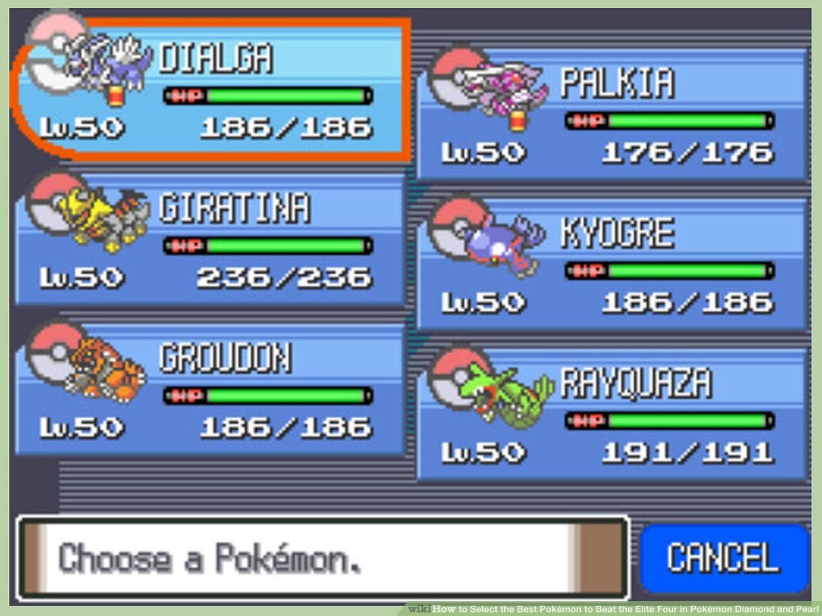 pokemon platinum good team