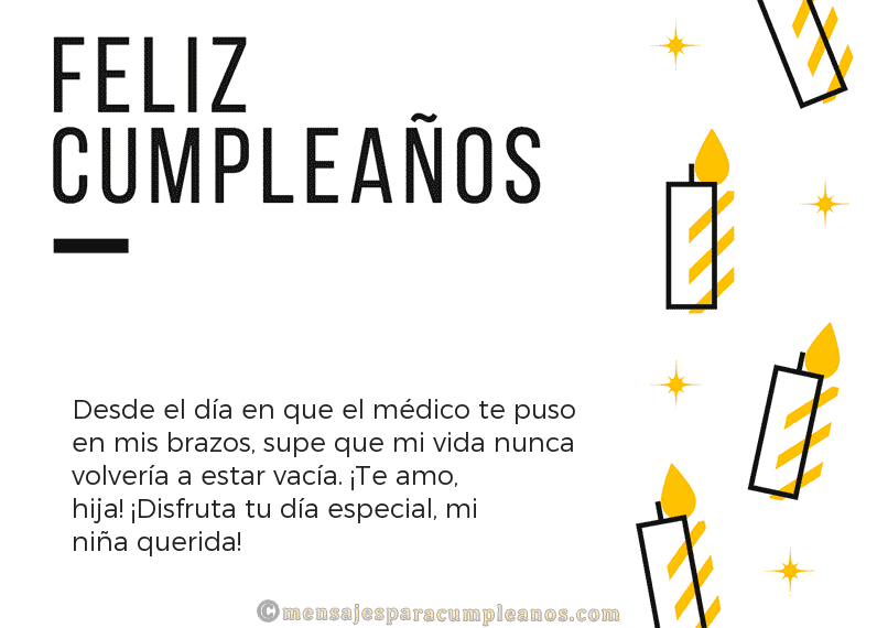 frases para mi hija cumpleaños