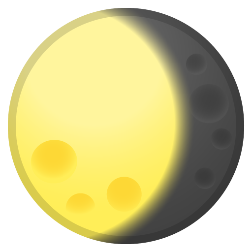 waning gibbous emoji