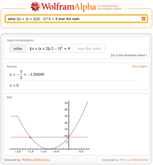 equation solver wolfram