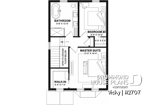 2 bedroom 2 story house plans