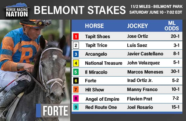 belmont park entries