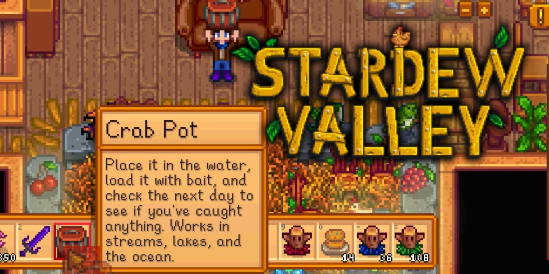 bait crab pot stardew valley