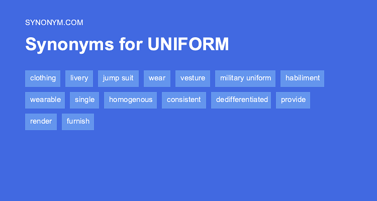 uniform synonyms