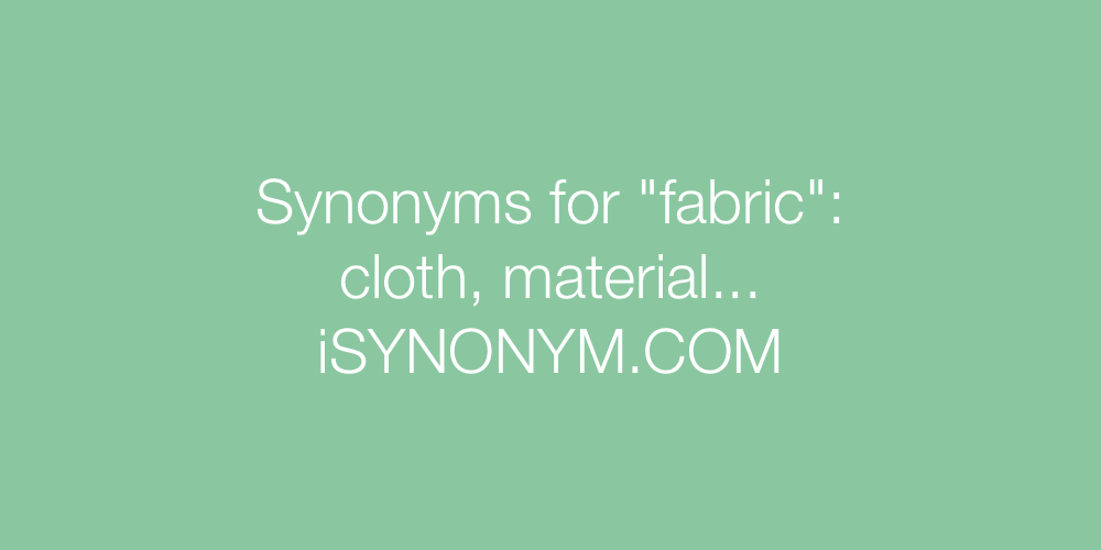 fabric synonym