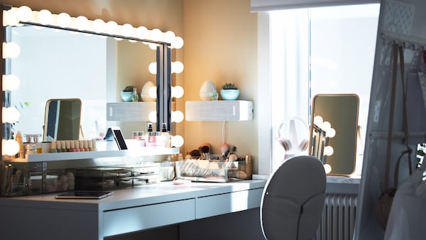 ikea makeup vanity