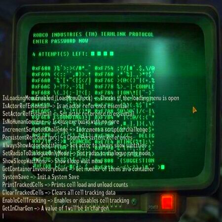 fallout 3 console codes