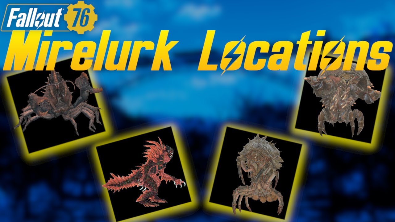 fallout 76 mirelurk locations