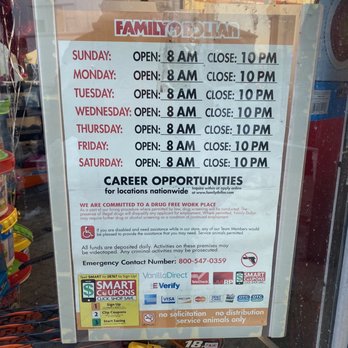 family dollar houra