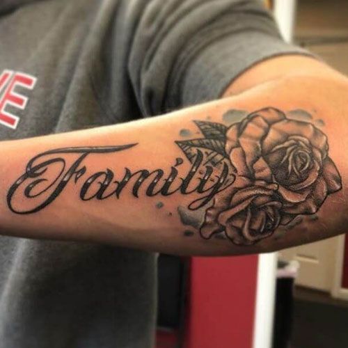 family forearm tattoos