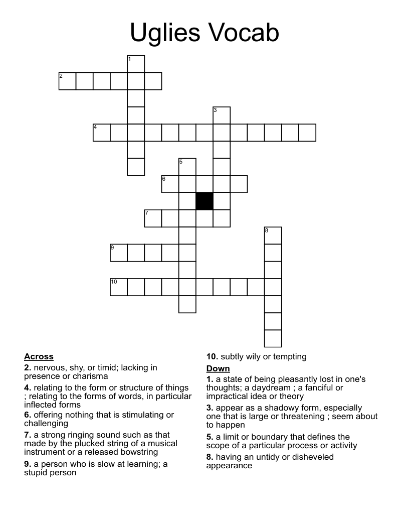 fanciful idea crossword