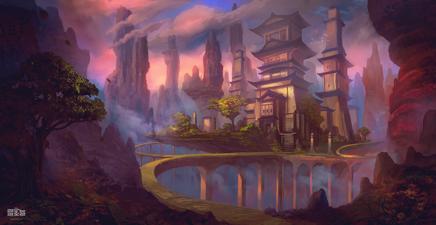 fantasy environment concept art