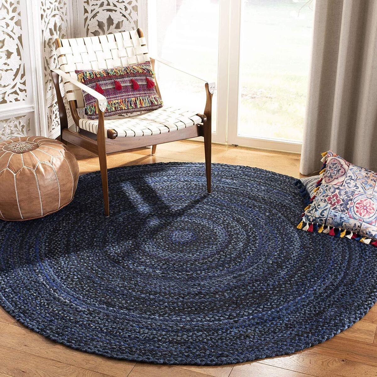 farmhouse braided rug