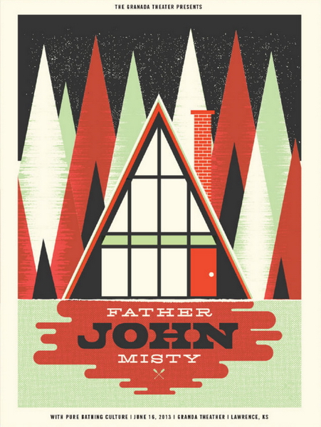 father john misty concert poster