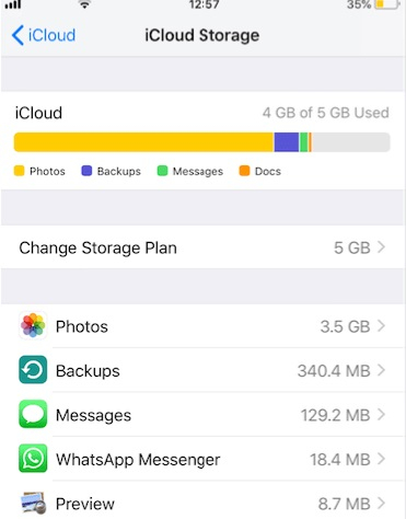 icloud drive whatsapp backup