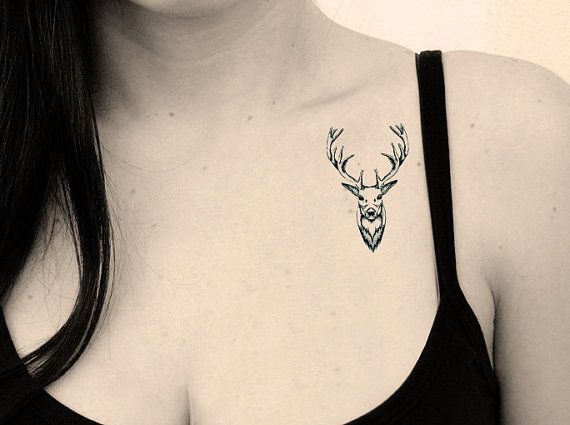 small stag tattoo