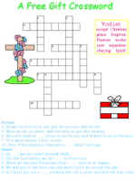 gift crossword puzzle clue