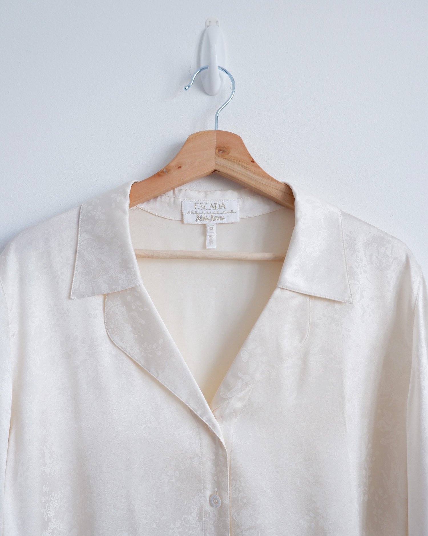 escada silk blouse