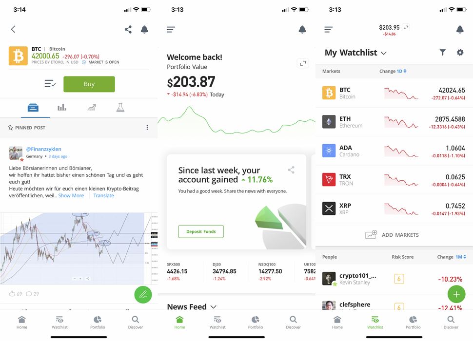 etoro stock