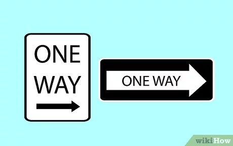 que significa la señal one way