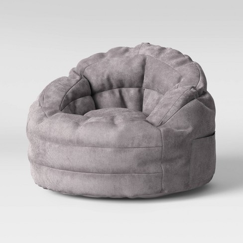 gray bean bag