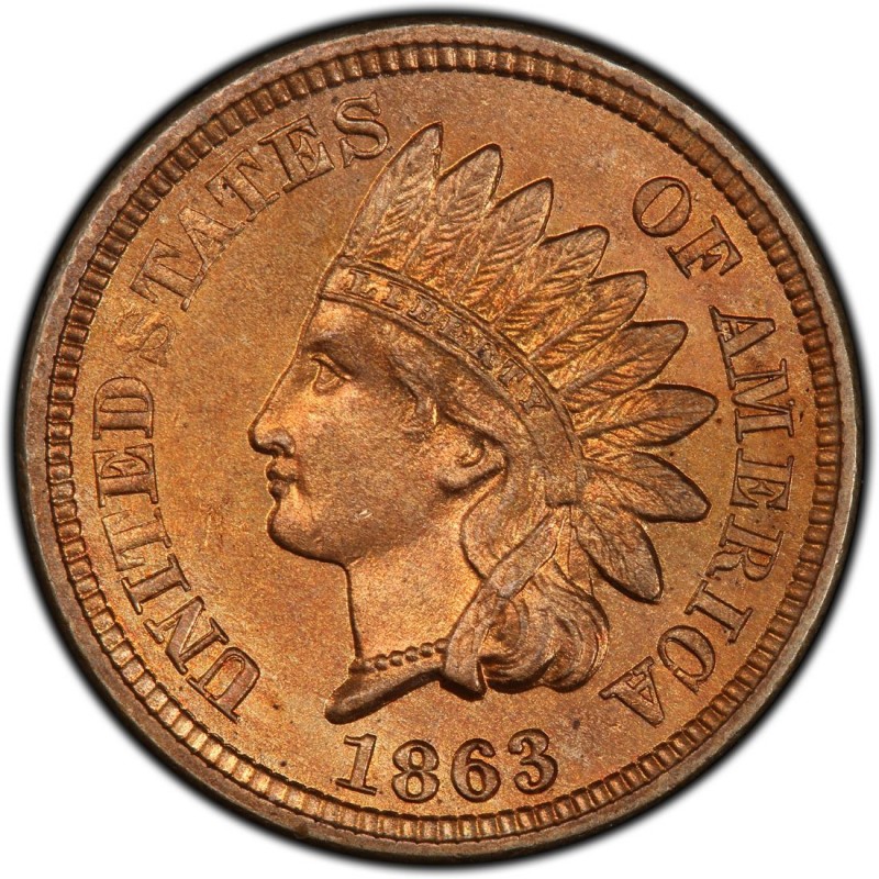 1863 penny