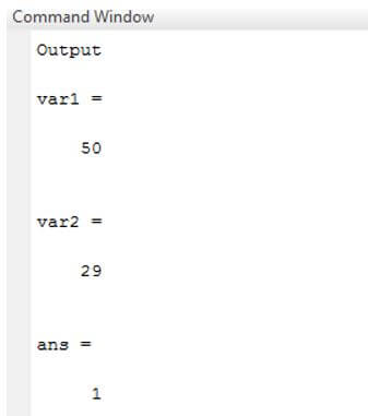 not equal in matlab