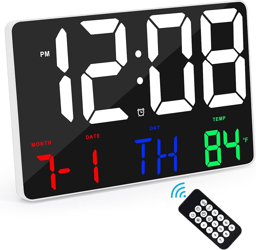 large digital clock