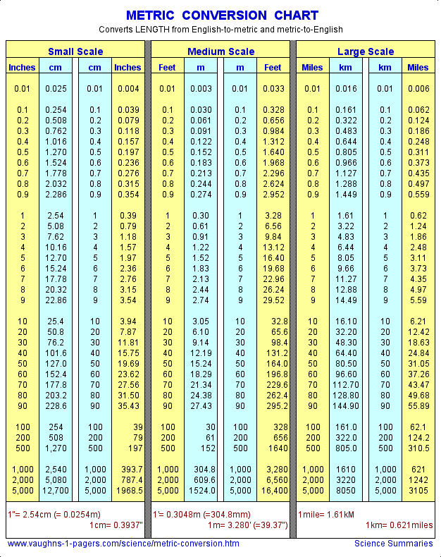 feet and inches converter to meters