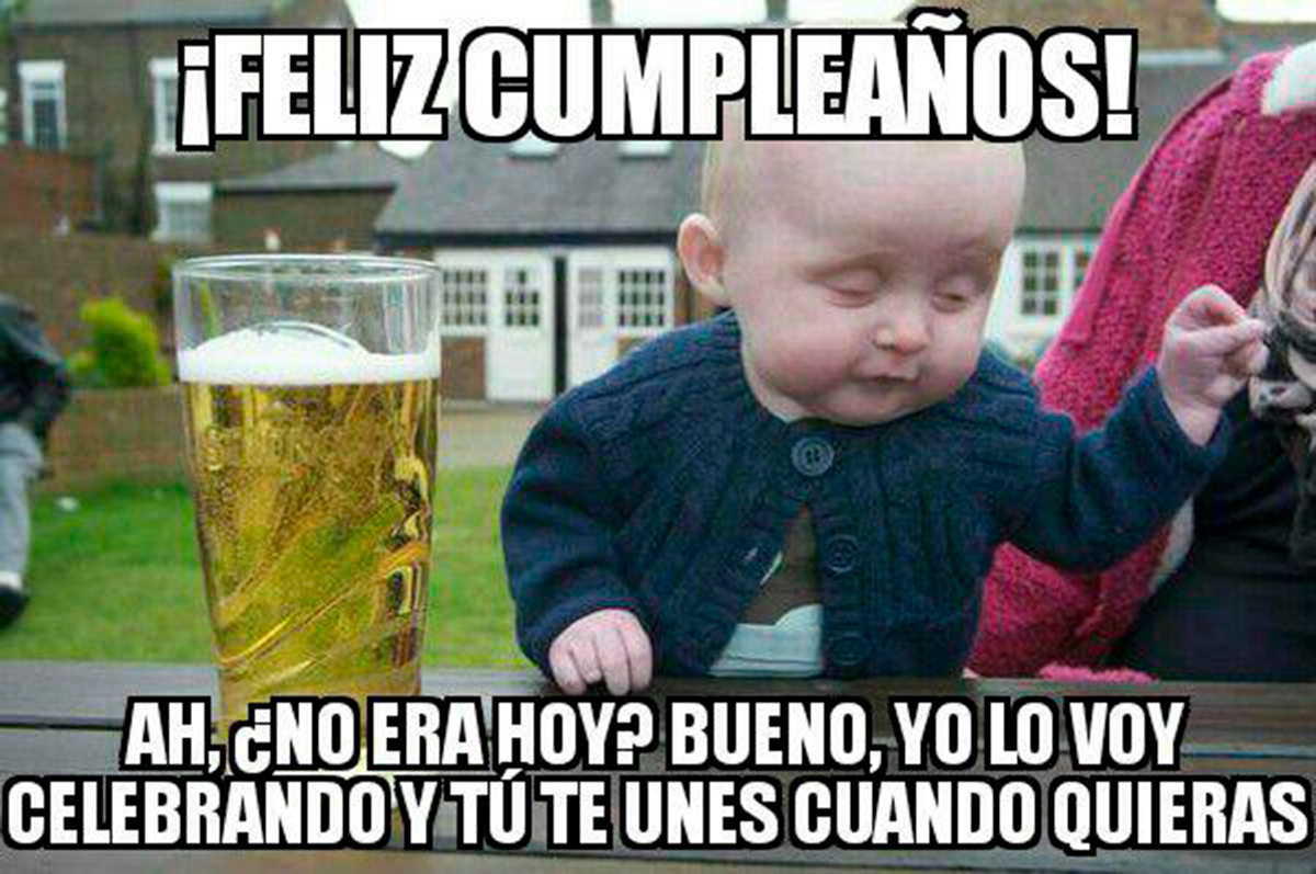 feliz cumple meme