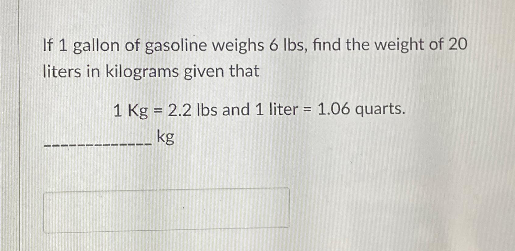 6pounds in kg