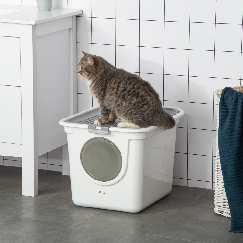 pawhut cat litter box