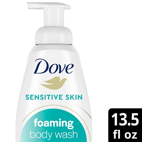 dove sensitive skin foaming body wash