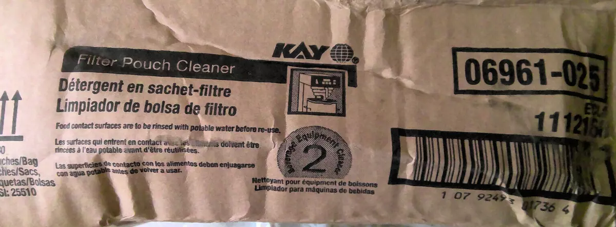 filter pouch cleaner