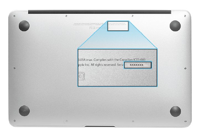 find mac model by serial number