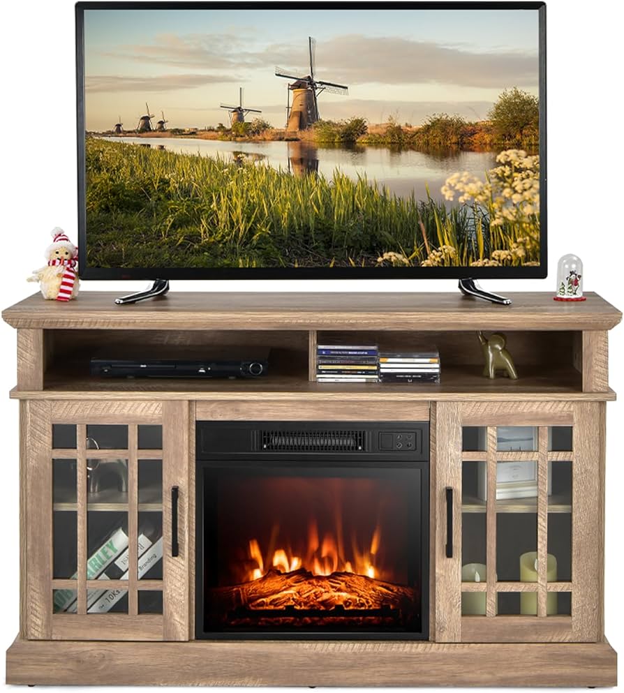 fireplace tv cabinet