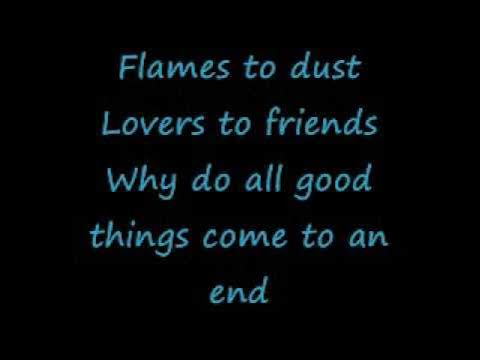 flames to dust lyrics