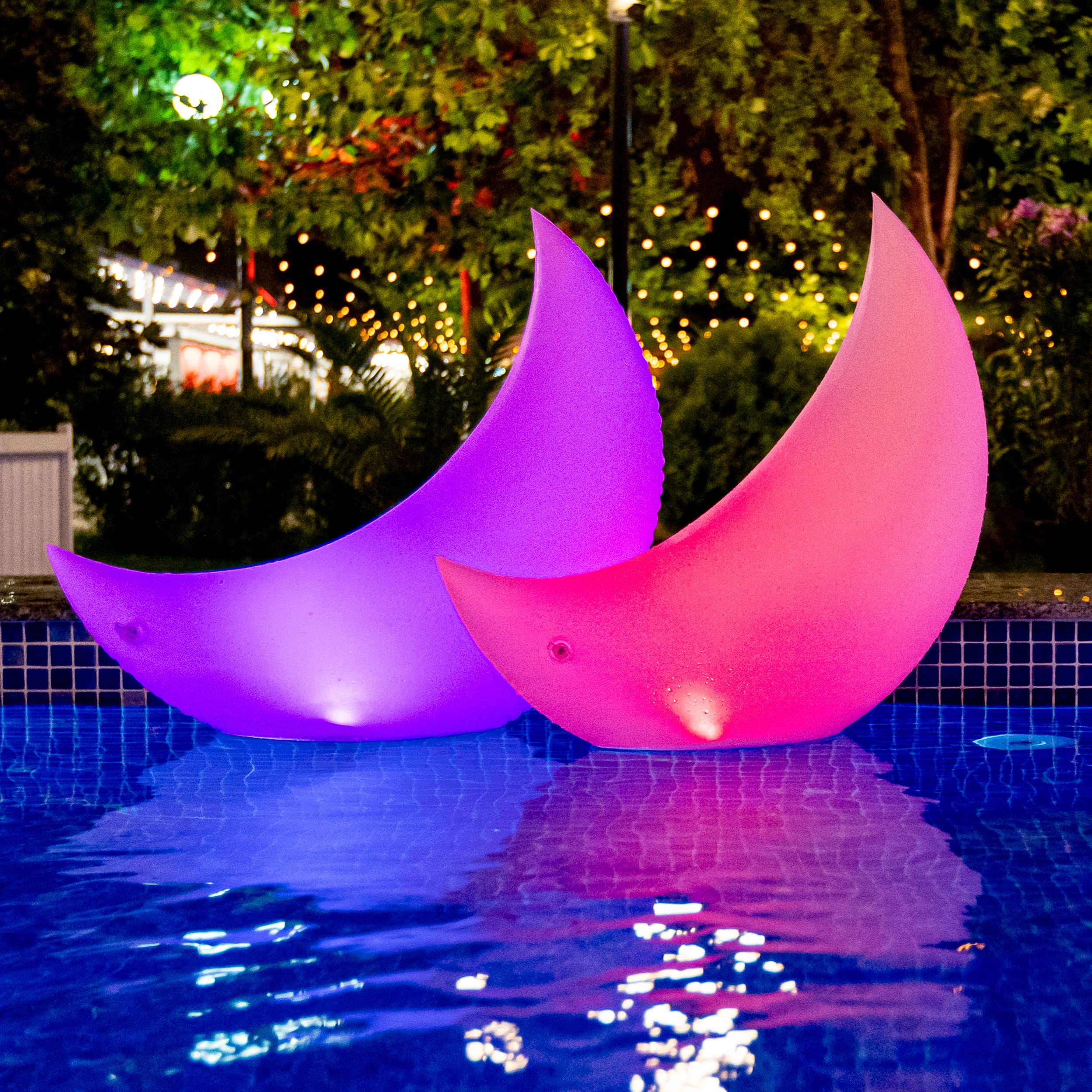 floating lights for the pool