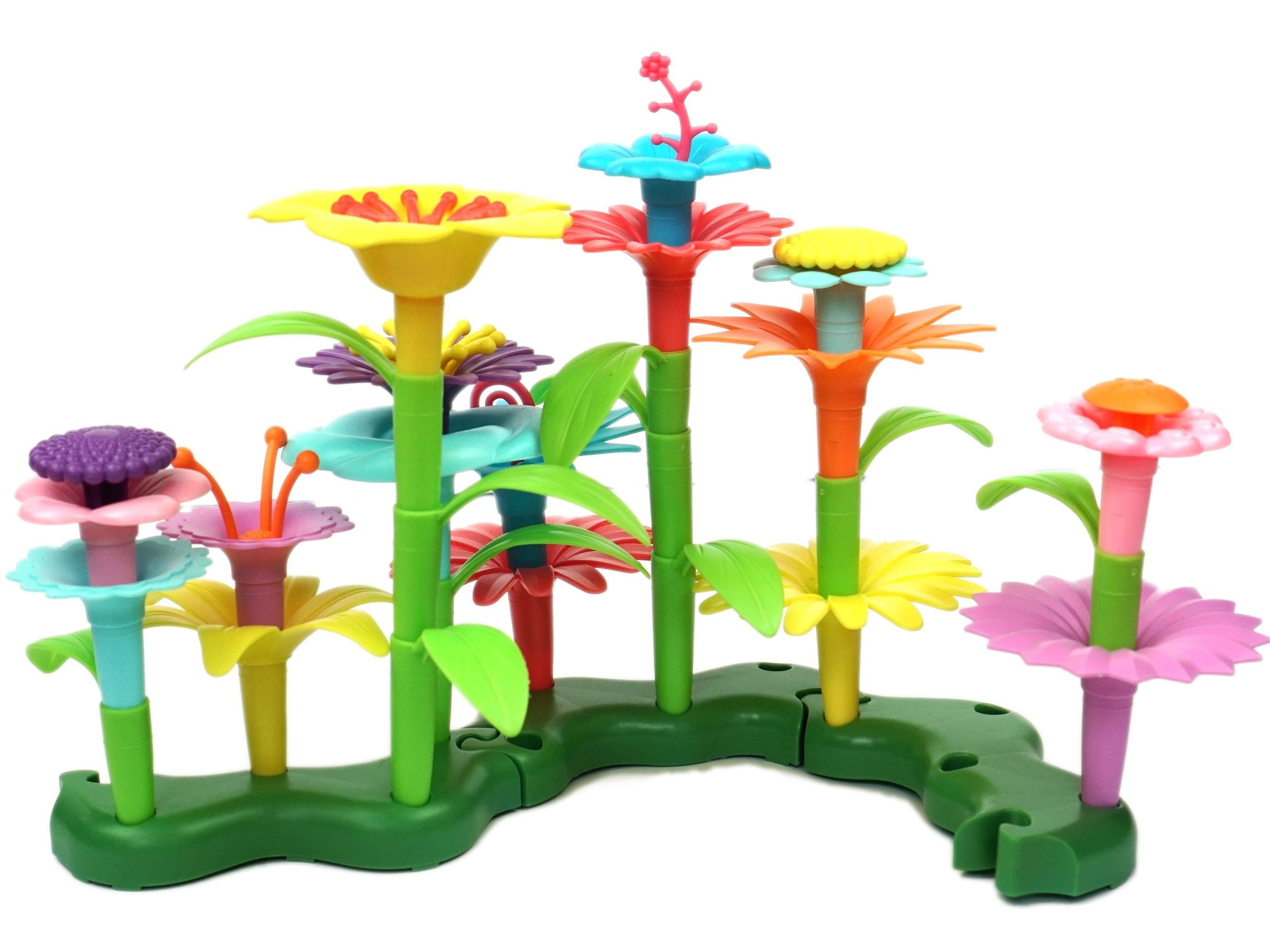 flower garden building toys