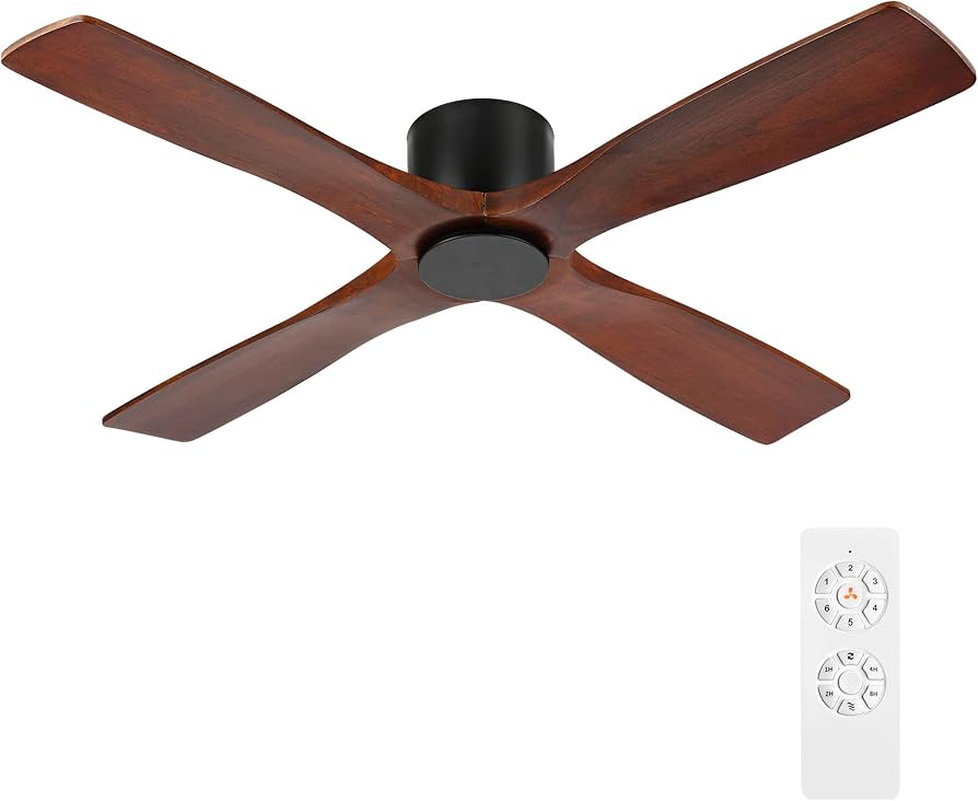 flush mount ceiling fan without light