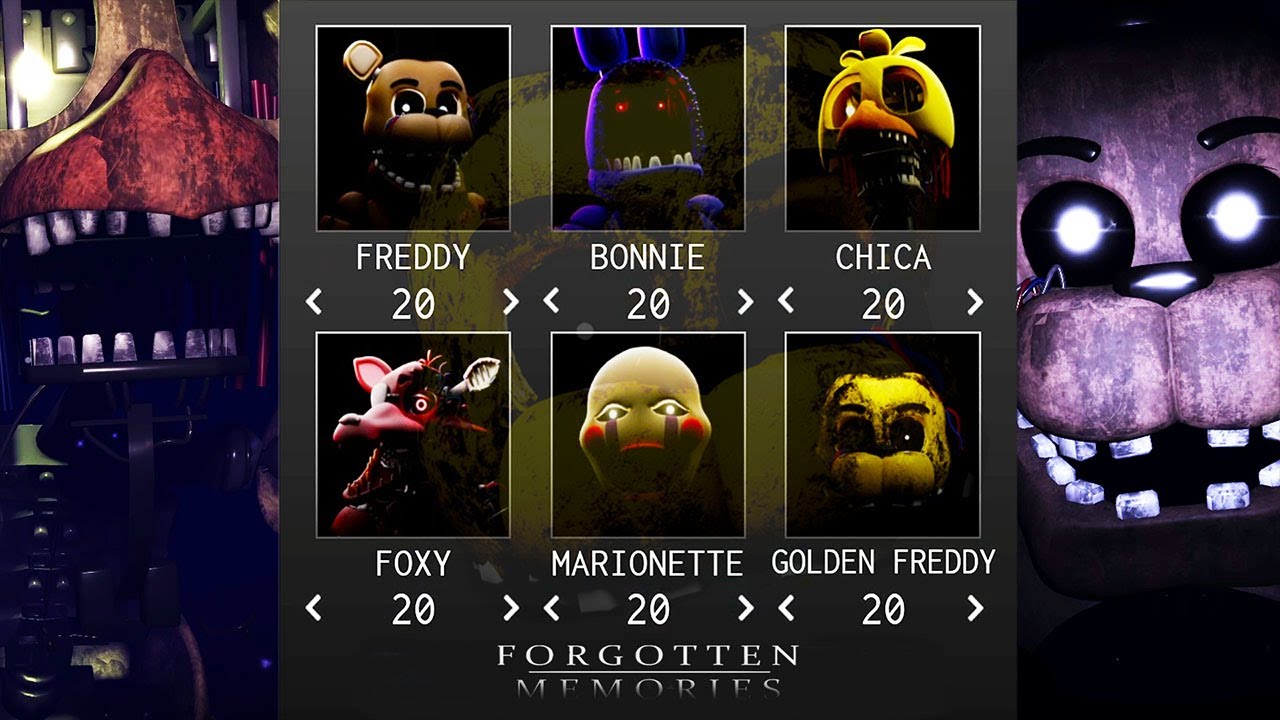 fnaf forgotten memories