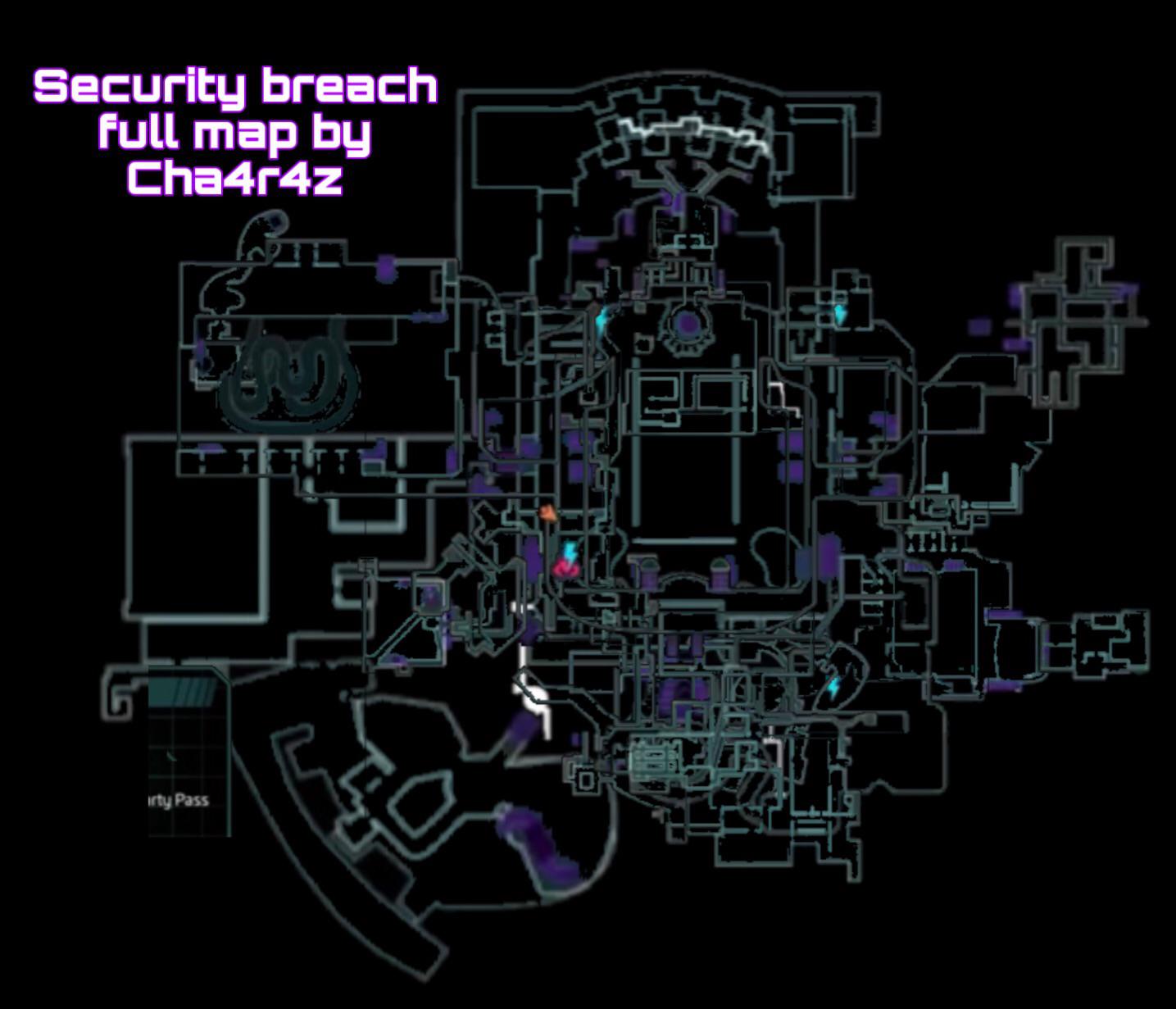 fnaf security breach map