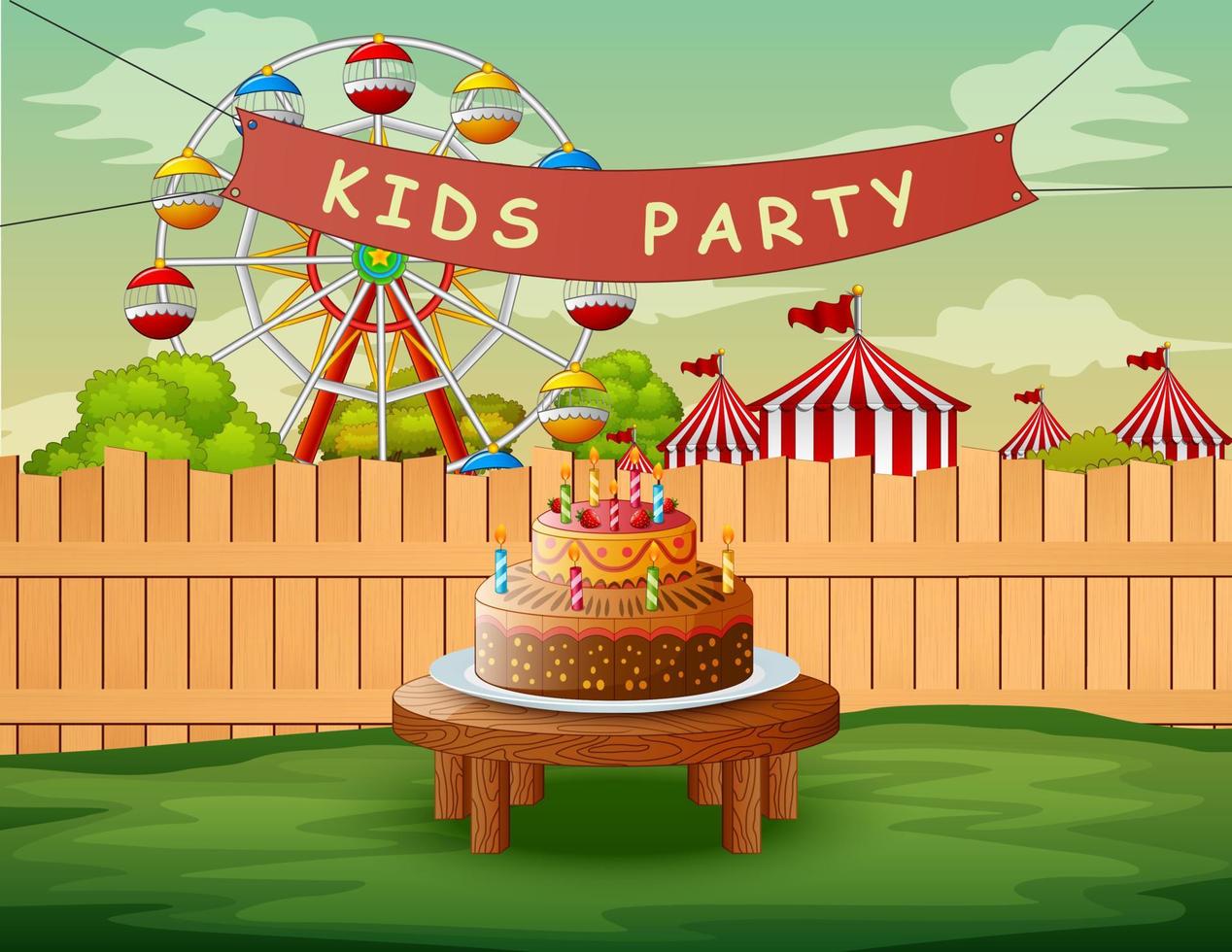 fondo de fiesta infantil